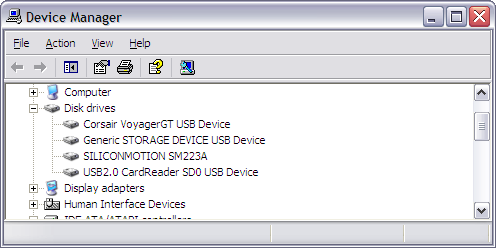 As for all USB mass storage devices, it works right out-of-the-box. The drive is recognized as Corsair VoyagerGT in the BIOS and is bootable.