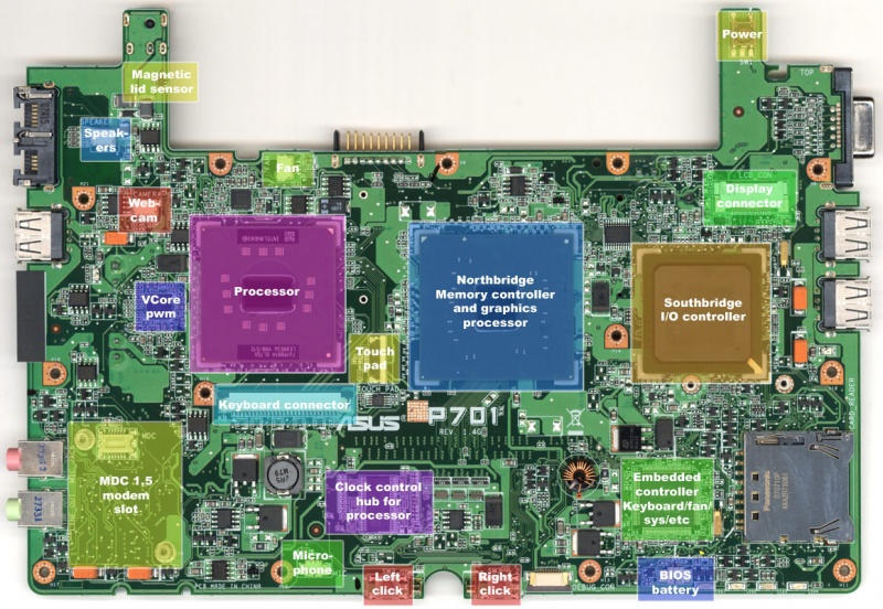 Asus 1215n схема питания