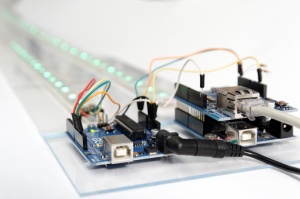 LED Bandwidth Monitor arduinos leds.jpg